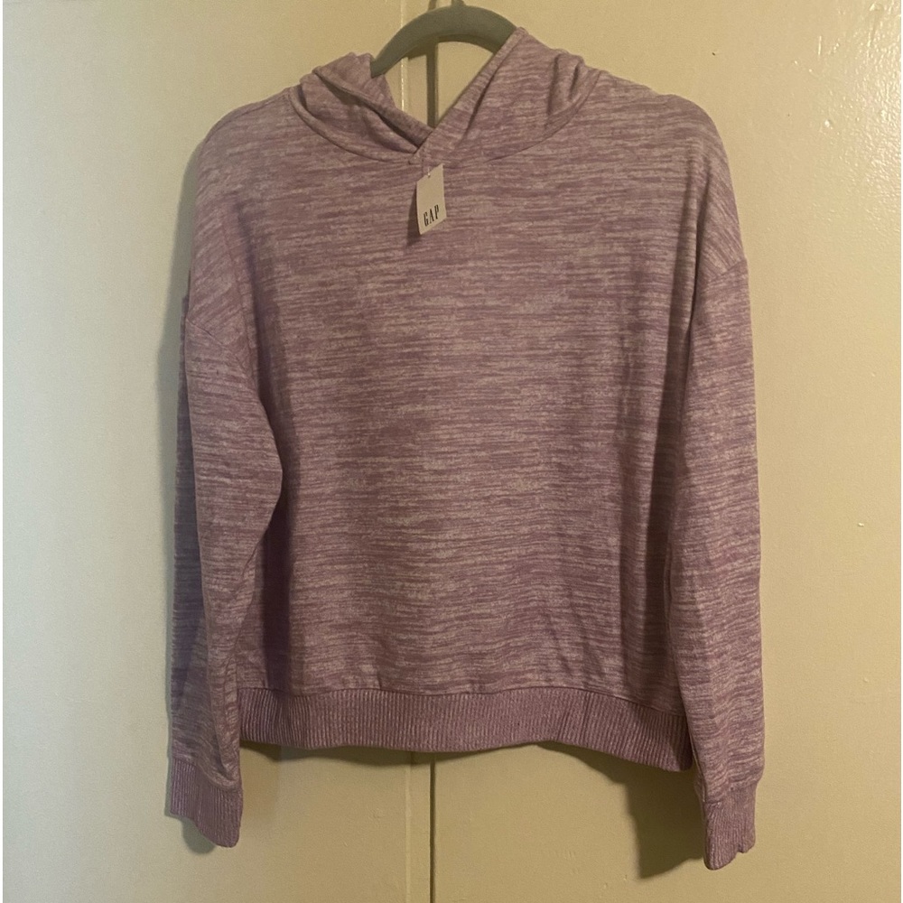 New GAP lavender super soft hoodie size medium
